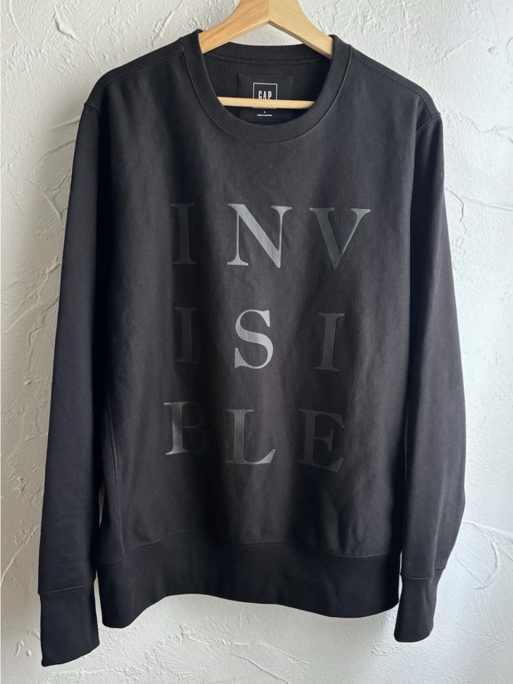 GAP Classic 2015 Crew Neck Sweater/Jumper “Invisible” True Black